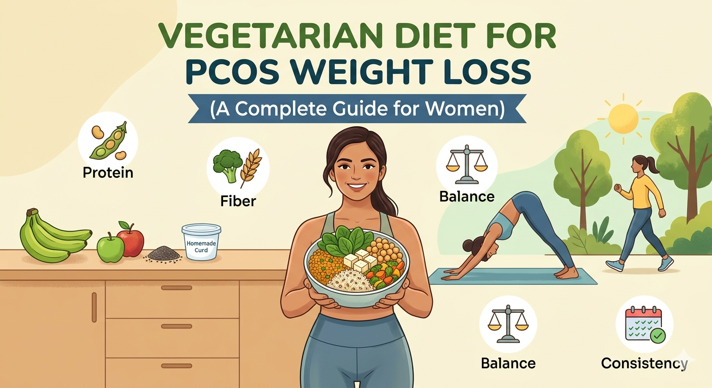 Vegetarian Diet for PCOS Weight Loss – Dt. Ritika Dua (Complete Guide for Women)