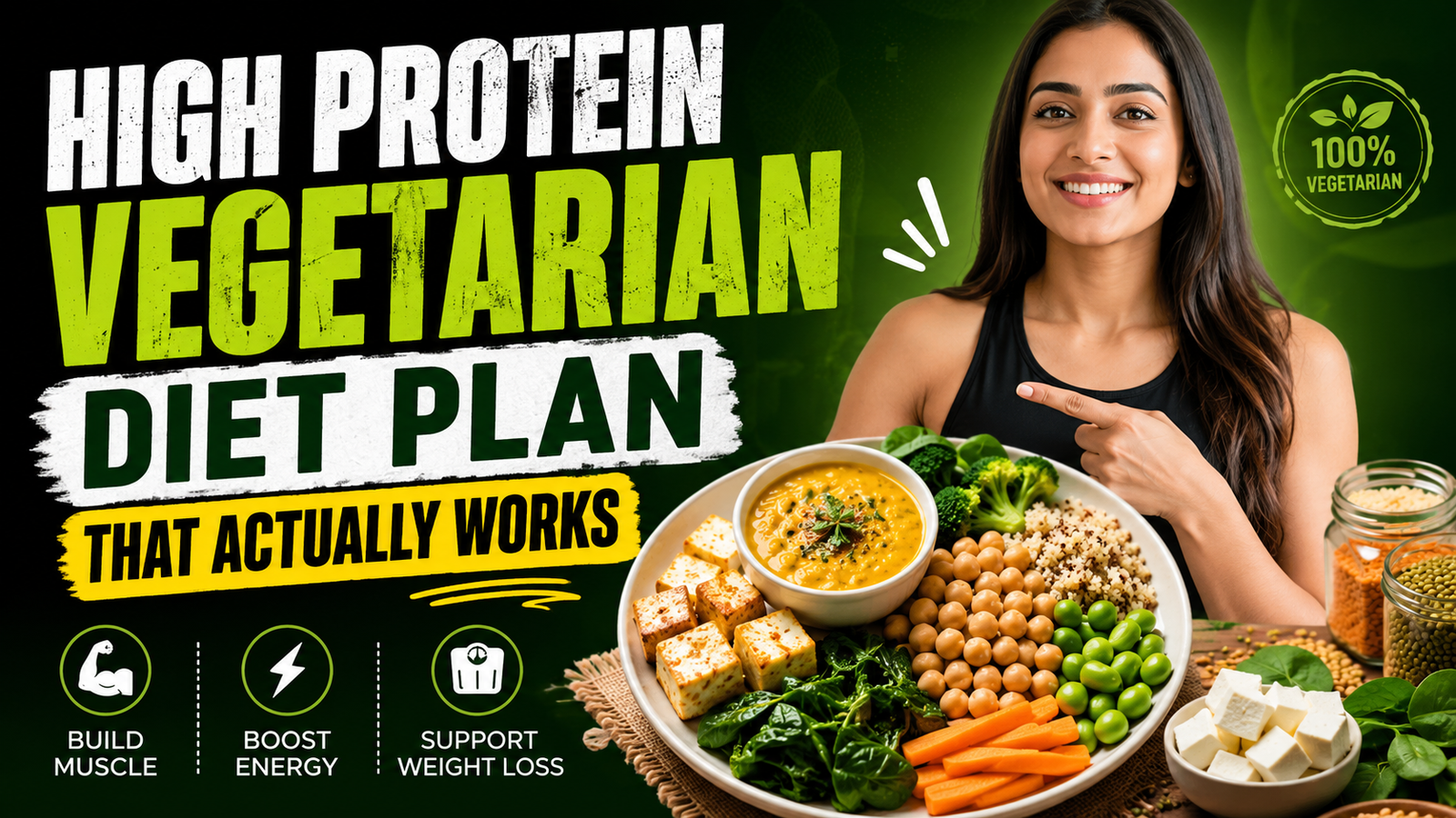 High Protein Vegetarian Diet Plan That Actually Works