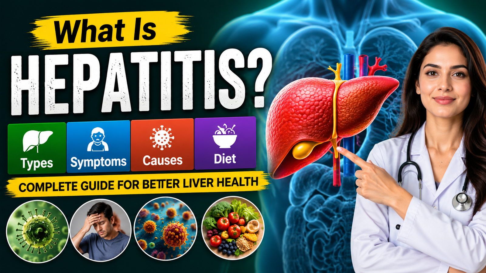 What Is Hepatitis Types Symptoms Causes & Diet