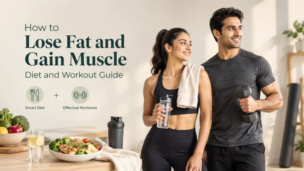 How to Lose Fat and Gain Muscle Diet and Workout Guide